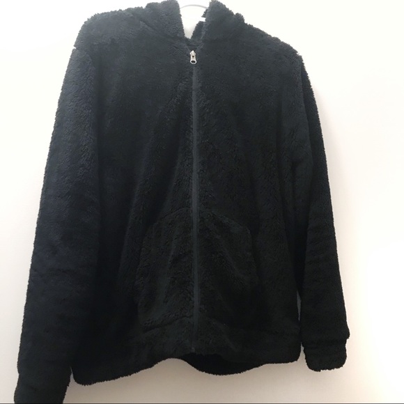 Sherpa Fleece Hooded Jacket - Picture 3 of 7